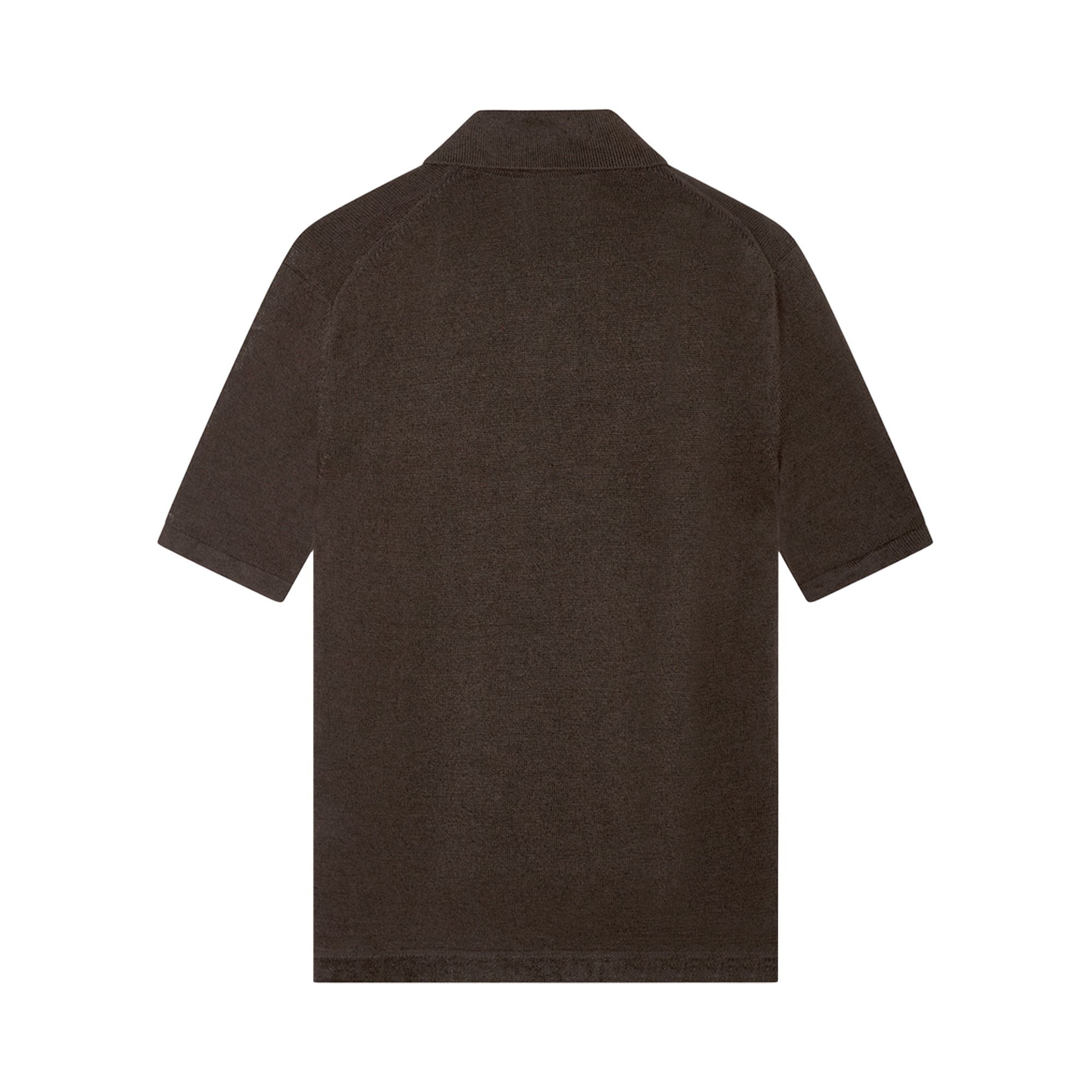 Buy Bottega Veneta Slim Fit Polo Shirt 'Dark Brown Melange