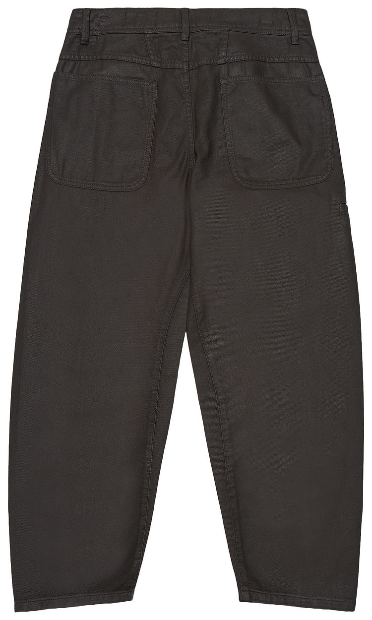 Lemaire Twisted Workwear Pants Dark Chocolate