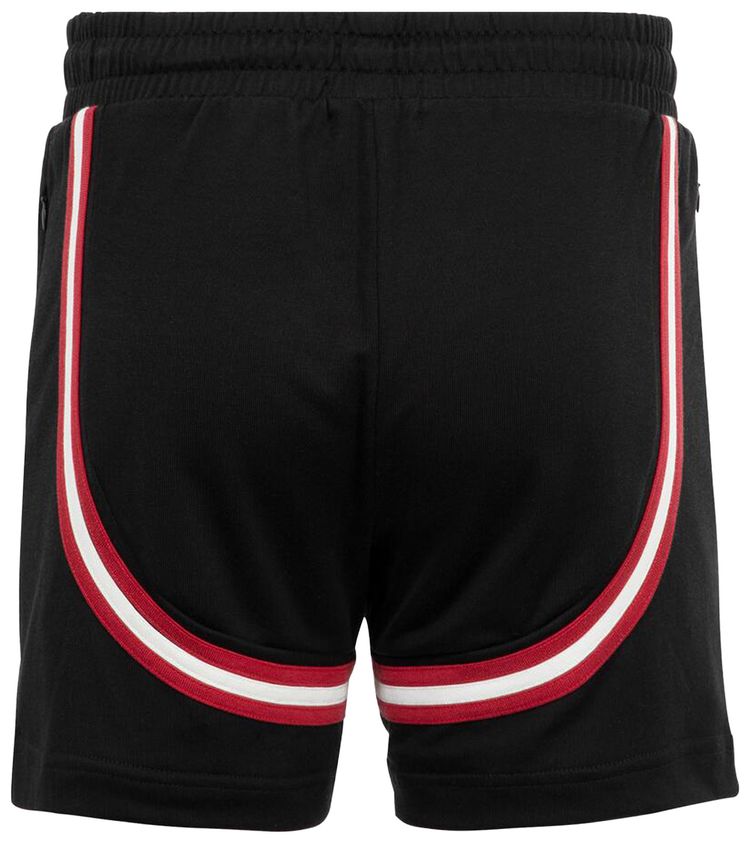 Rhude Crest Veille Track Shorts BlackWhiteRed