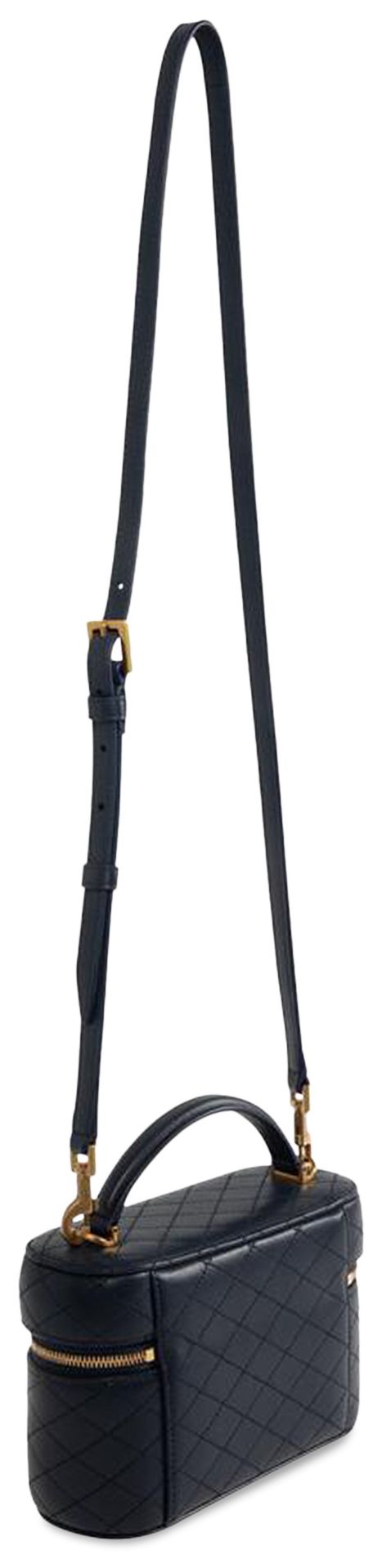 Saint Laurent Mini Gaby Vanity Bag Marine