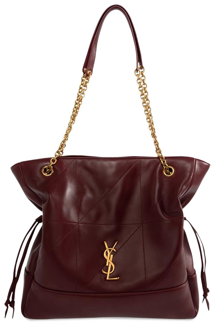 Saint Laurent Shopping Chain Bag New Dark Bordeaux