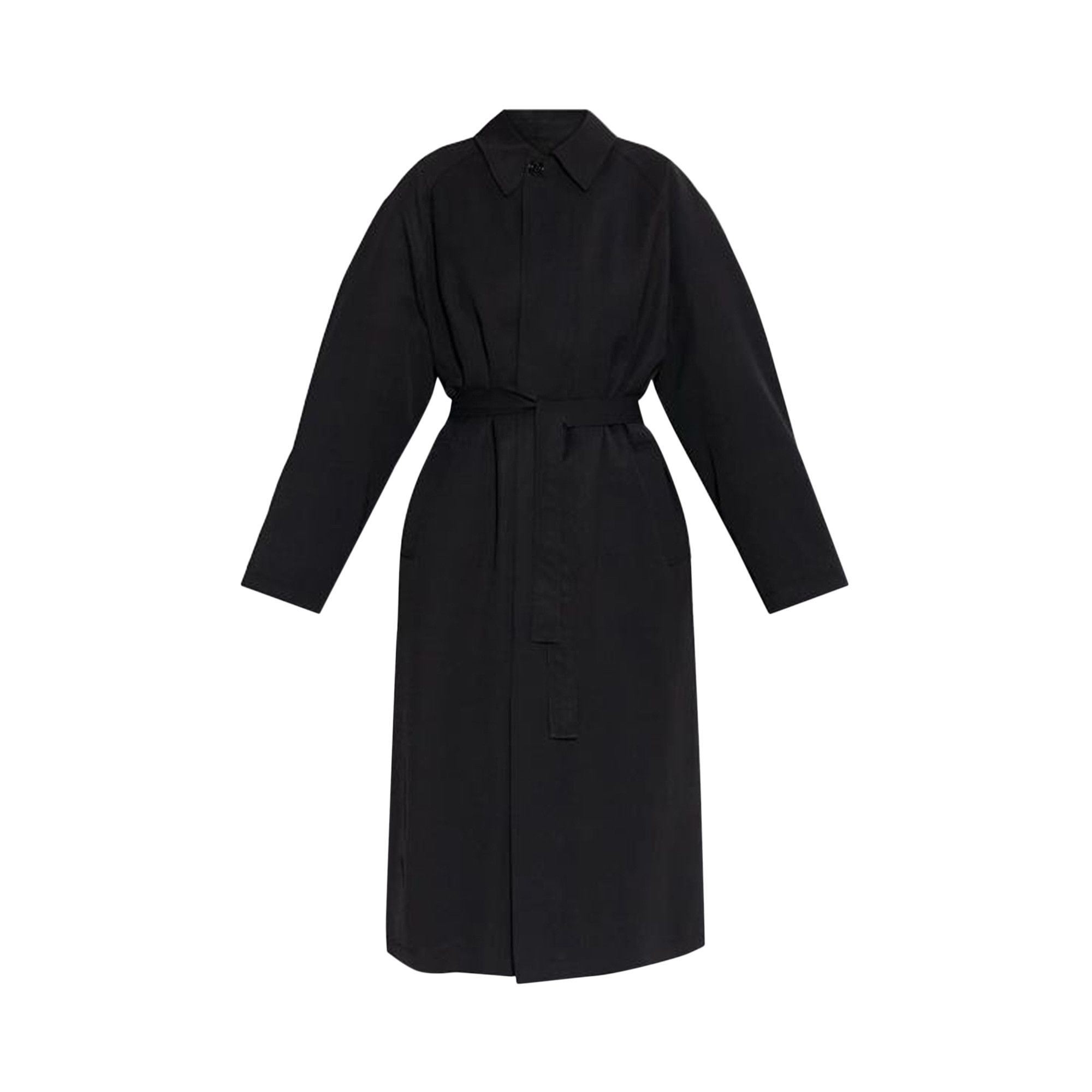 Lemaire｜COATS (Light Slitted Overcoat (CO1108 LF1362 99 Black Light Slitted Overcoat | LEMAIRE