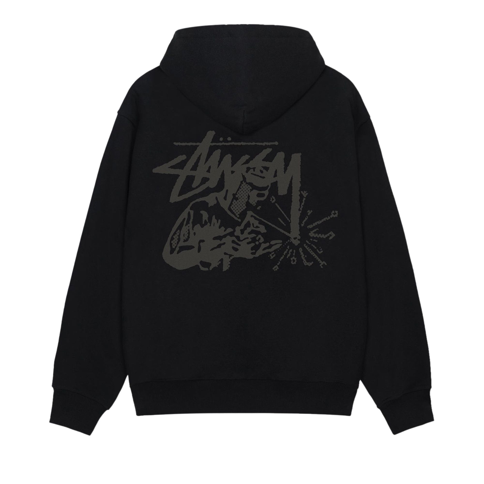 Buy Stussy Welder Zip Hoodie 'Black' - 1975138 BLAC | GOAT