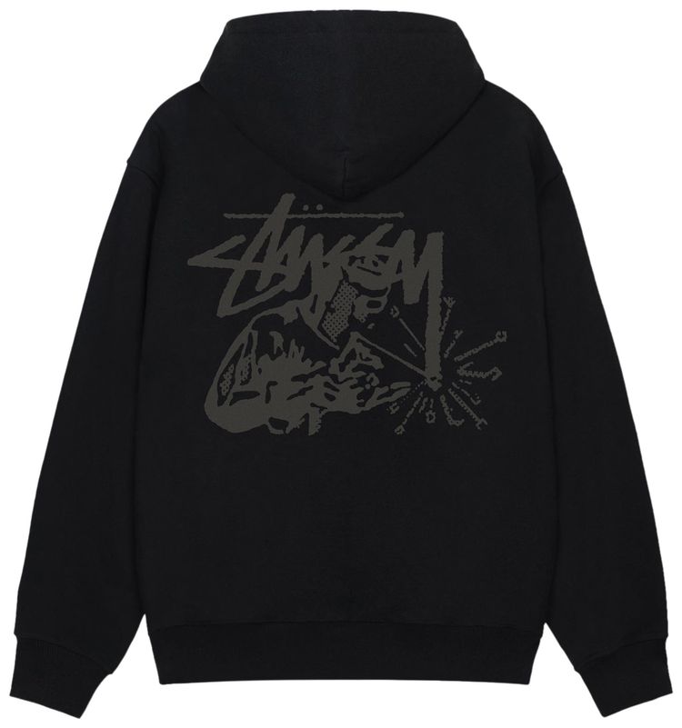 Stussy Welder Zip Hoodie Black