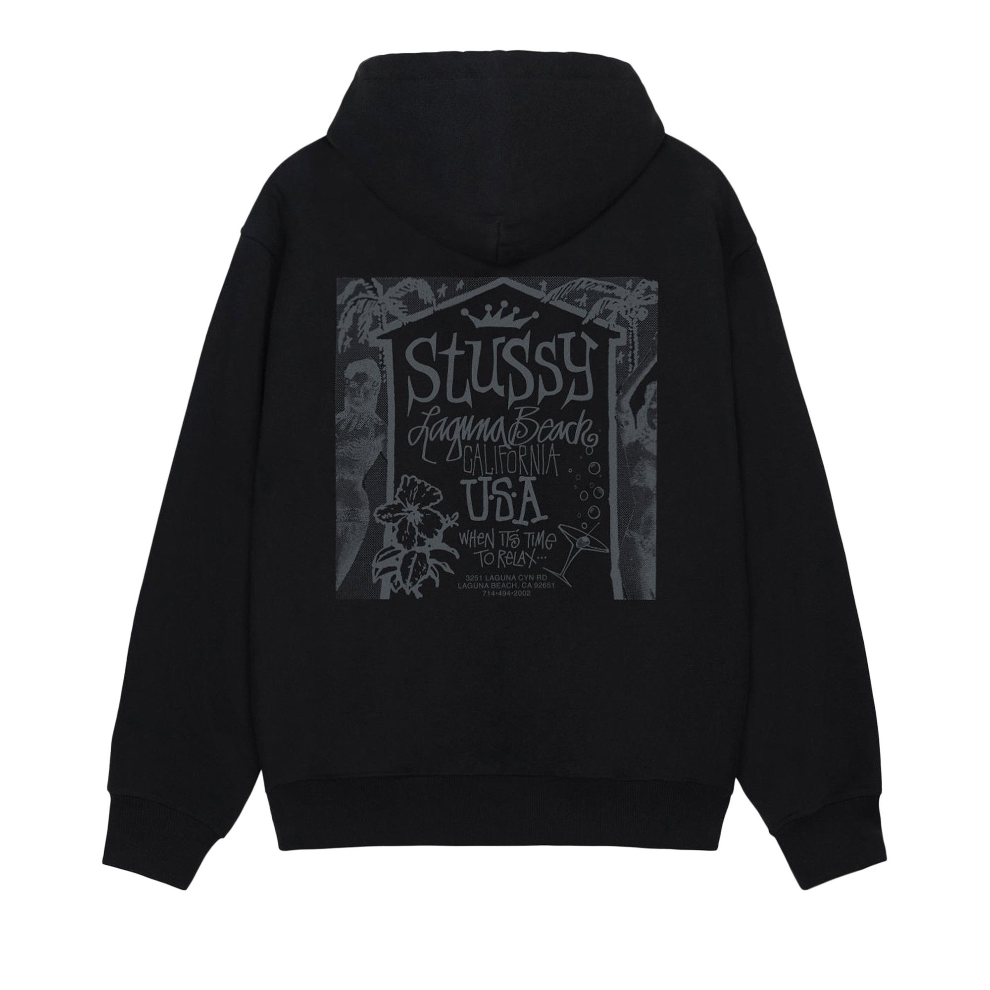 Buy Stussy Beach House Hoodie 'Black' - 1925141 BLAC | GOAT