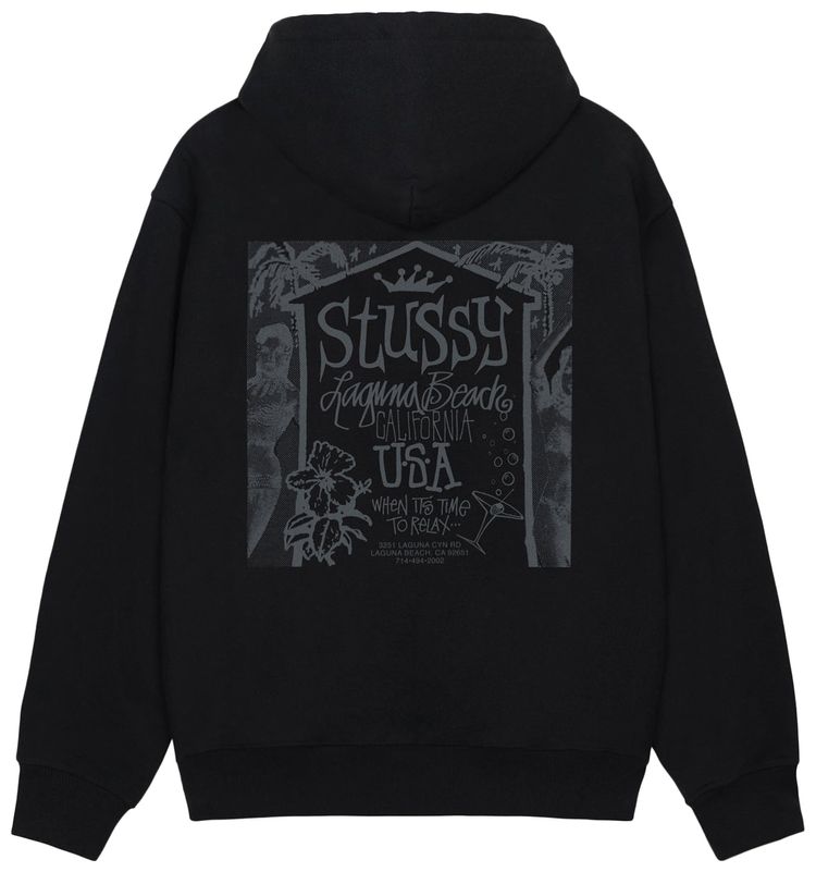 Stussy Beach House Hoodie Black