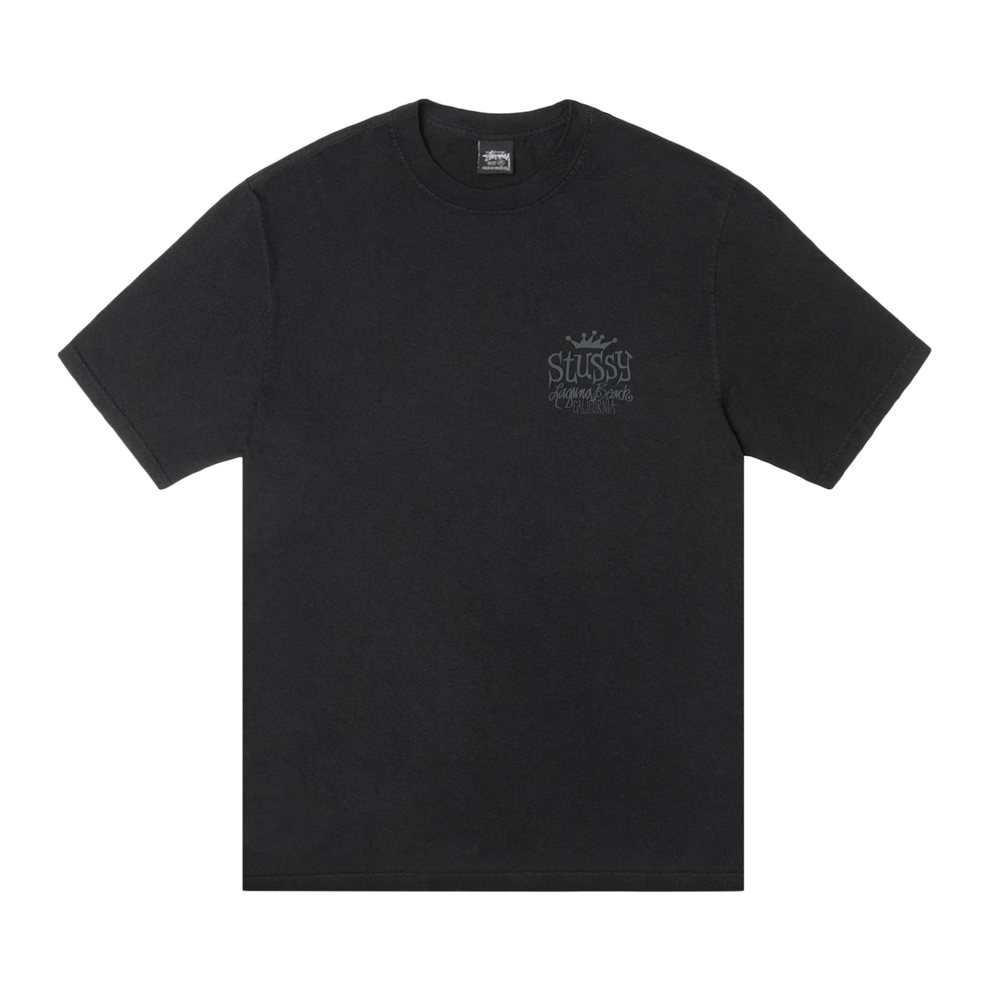 Buy Stussy Beach House Tee Pigment Dyed 'Black' - 1905141