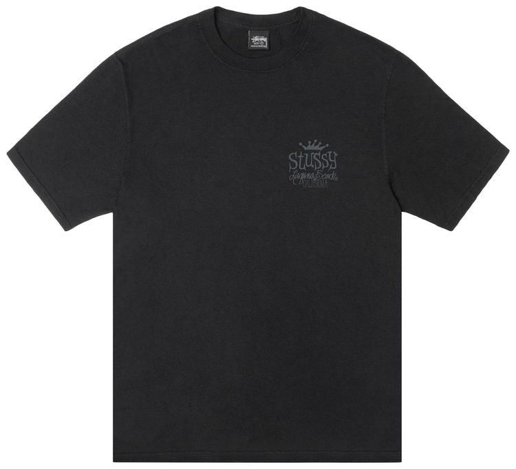 Stussy Beach House Tee Pigment Dyed Black