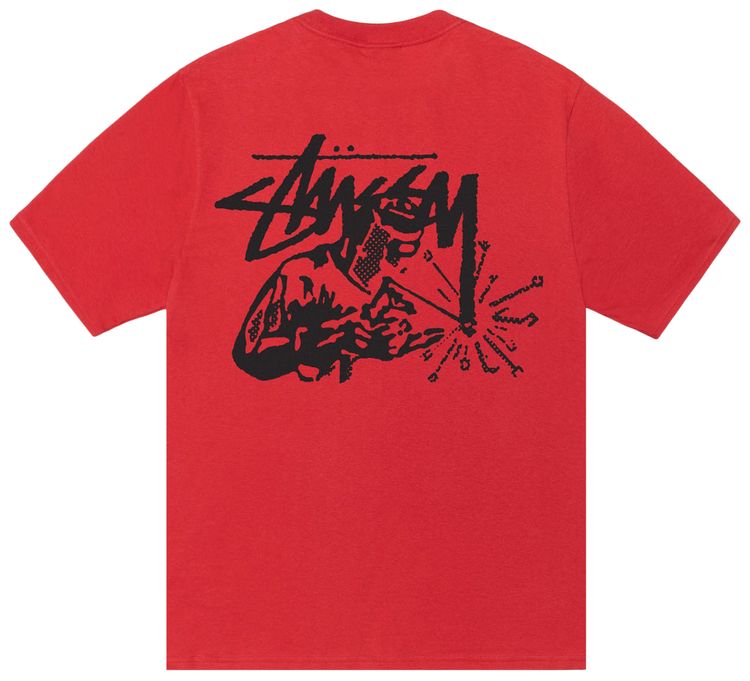 Stussy Welder Tee Cayenne