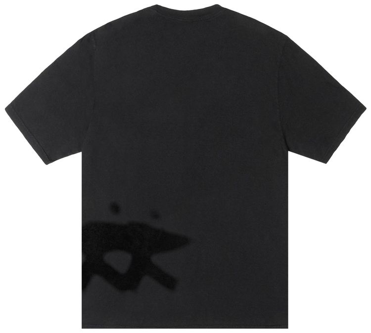 Stussy Low Tide Tee Pigment Dyed Black