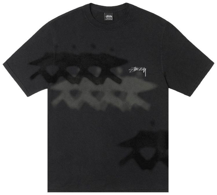 Stussy Low Tide Tee Pigment Dyed Black