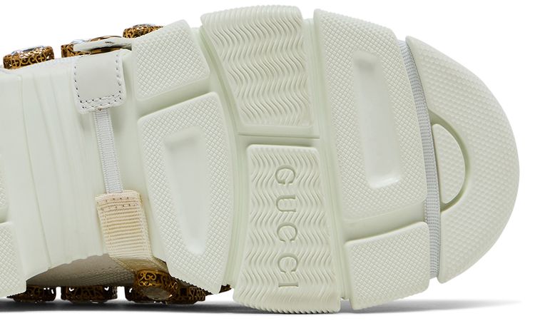 Gucci Wmns Flashtrek Crystals   White