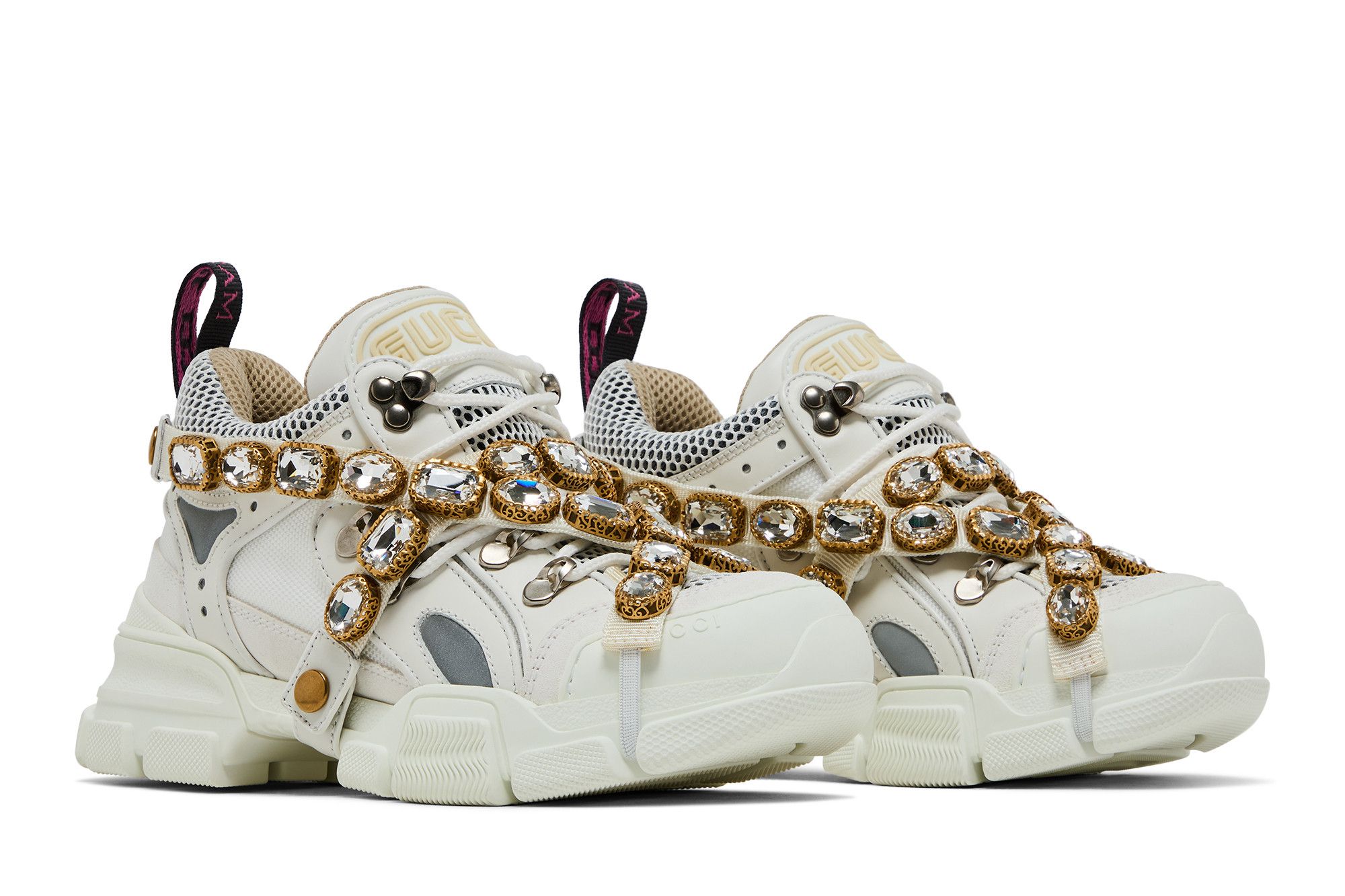 Buy Gucci Wmns Flashtrek 'Crystals - White' - 541445 GGZ50 9081 | GOAT
