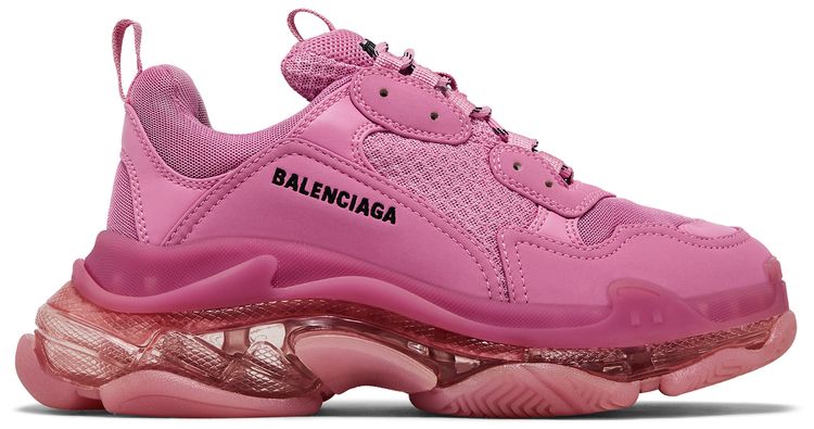 Balenciaga Wmns Triple S Clear Sole   Pink