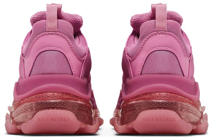 Balenciaga Wmns Triple S Clear Sole   Pink