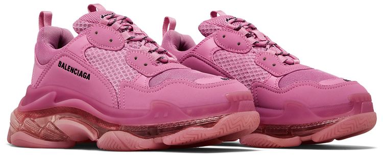 Balenciaga Wmns Triple S Clear Sole   Pink