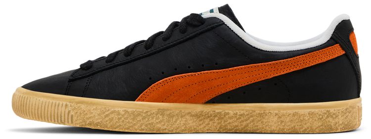 Puma Clyde Vintage Black Rickie Orange