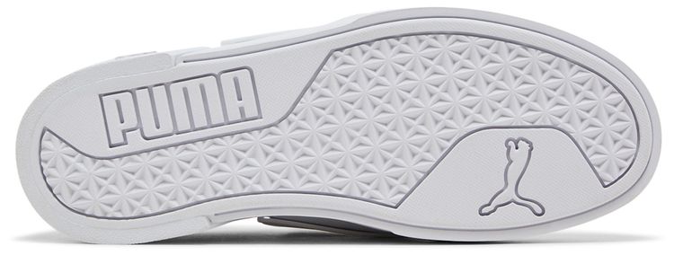 Puma El Rey II Slip On Perf Leather White Grey Violet