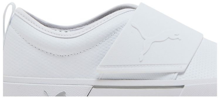 Puma El Rey II Slip On Perf Leather White Grey Violet