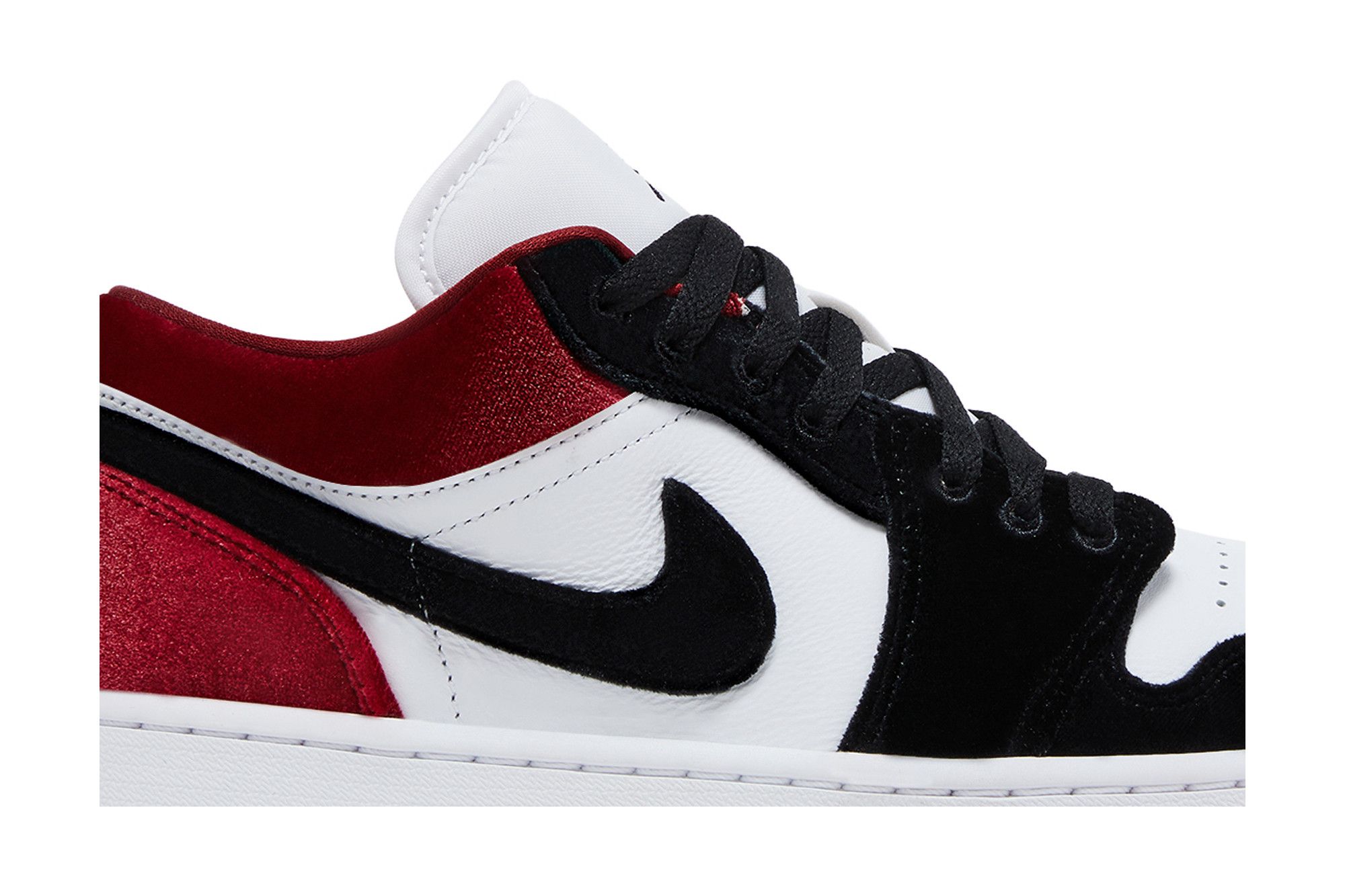 Buy Wmns Air Jordan 1 Low SE 'Velvet Black Toe' - FZ3242 001