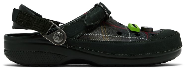 Crocs Barbour x Classic Clog Kelp Plaid