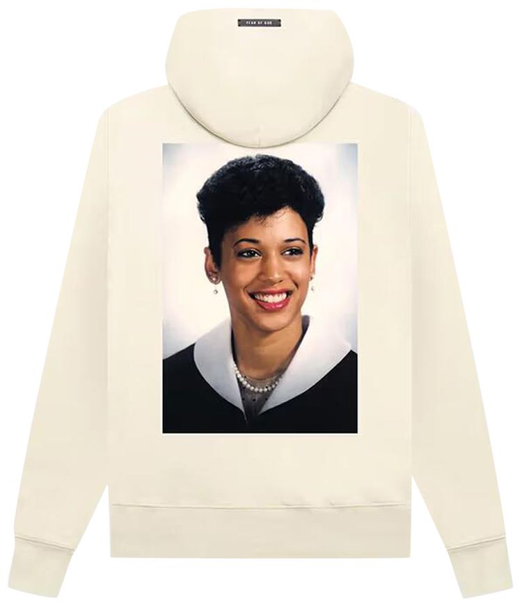 Fear of God Essentials KH20 Kamala Harris Hoodie Cream