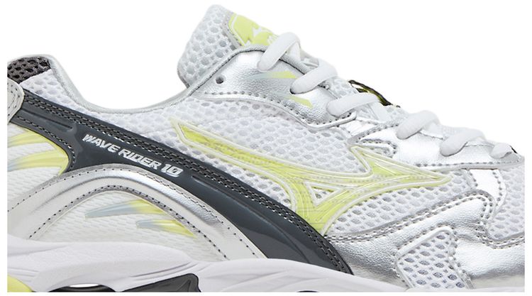 Mizuno Wave Rider 10 White Sunny Lime