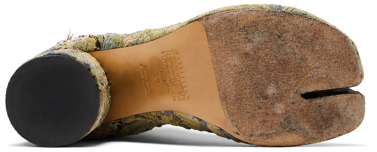 Maison Margiela Wmns Tabi Ankle Boot Green Tapestry