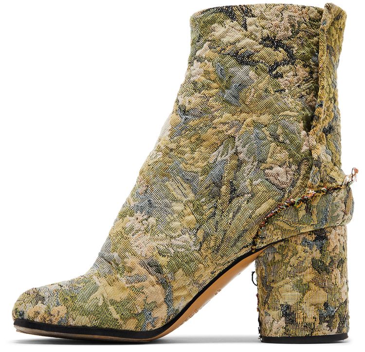 Maison Margiela Wmns Tabi Ankle Boot Green Tapestry