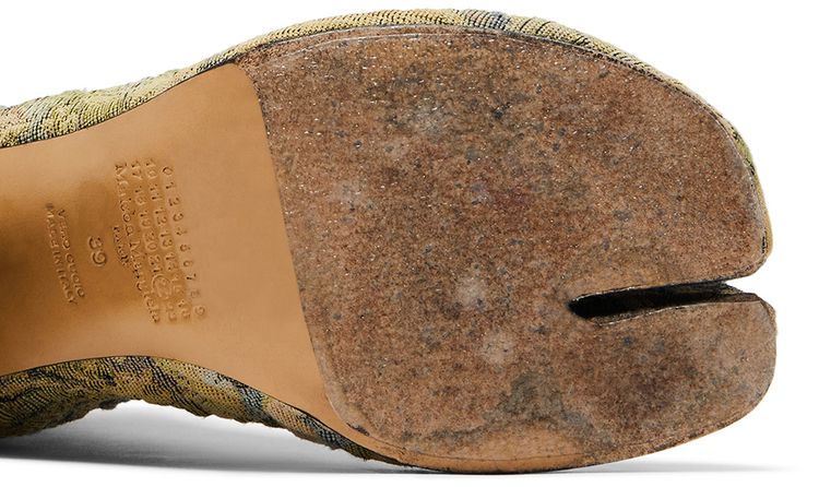 Maison Margiela Wmns Tabi Ankle Boot Green Tapestry