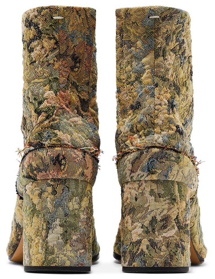 Maison Margiela Wmns Tabi Ankle Boot Green Tapestry