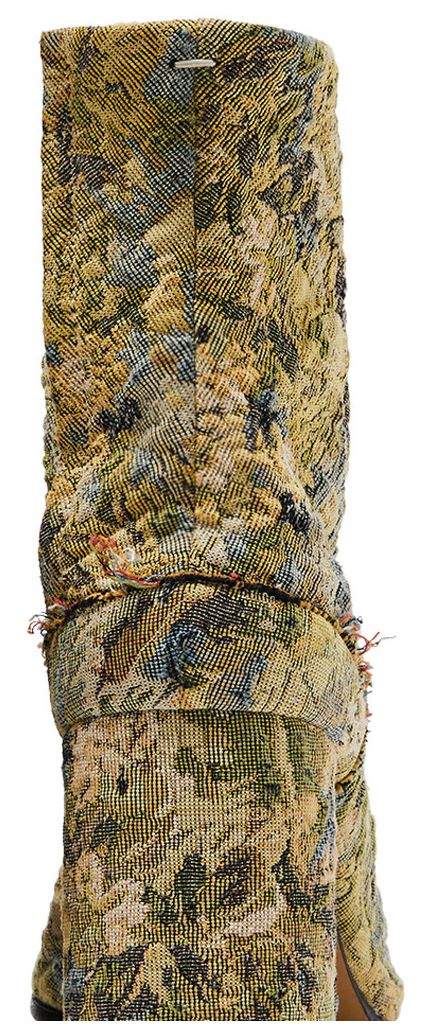 Maison Margiela Wmns Tabi Ankle Boot Green Tapestry