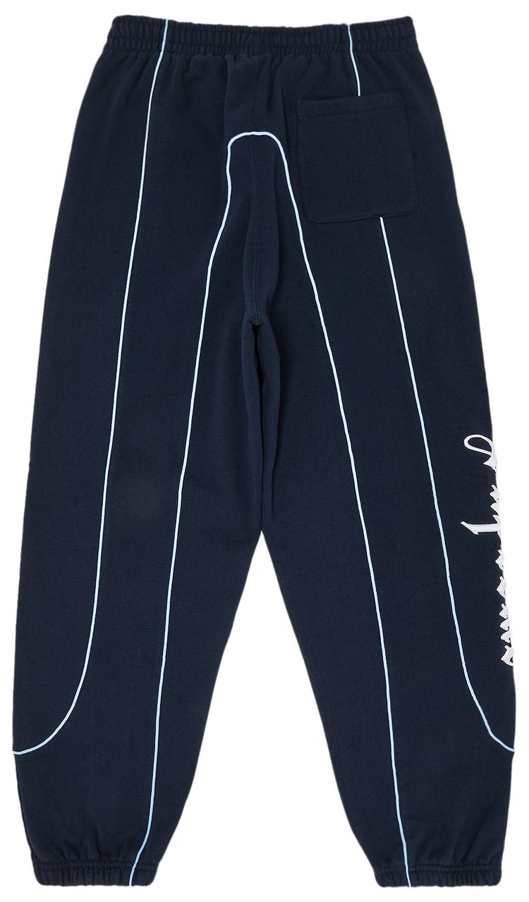 Supreme Curve Piping Sweatpant Navy