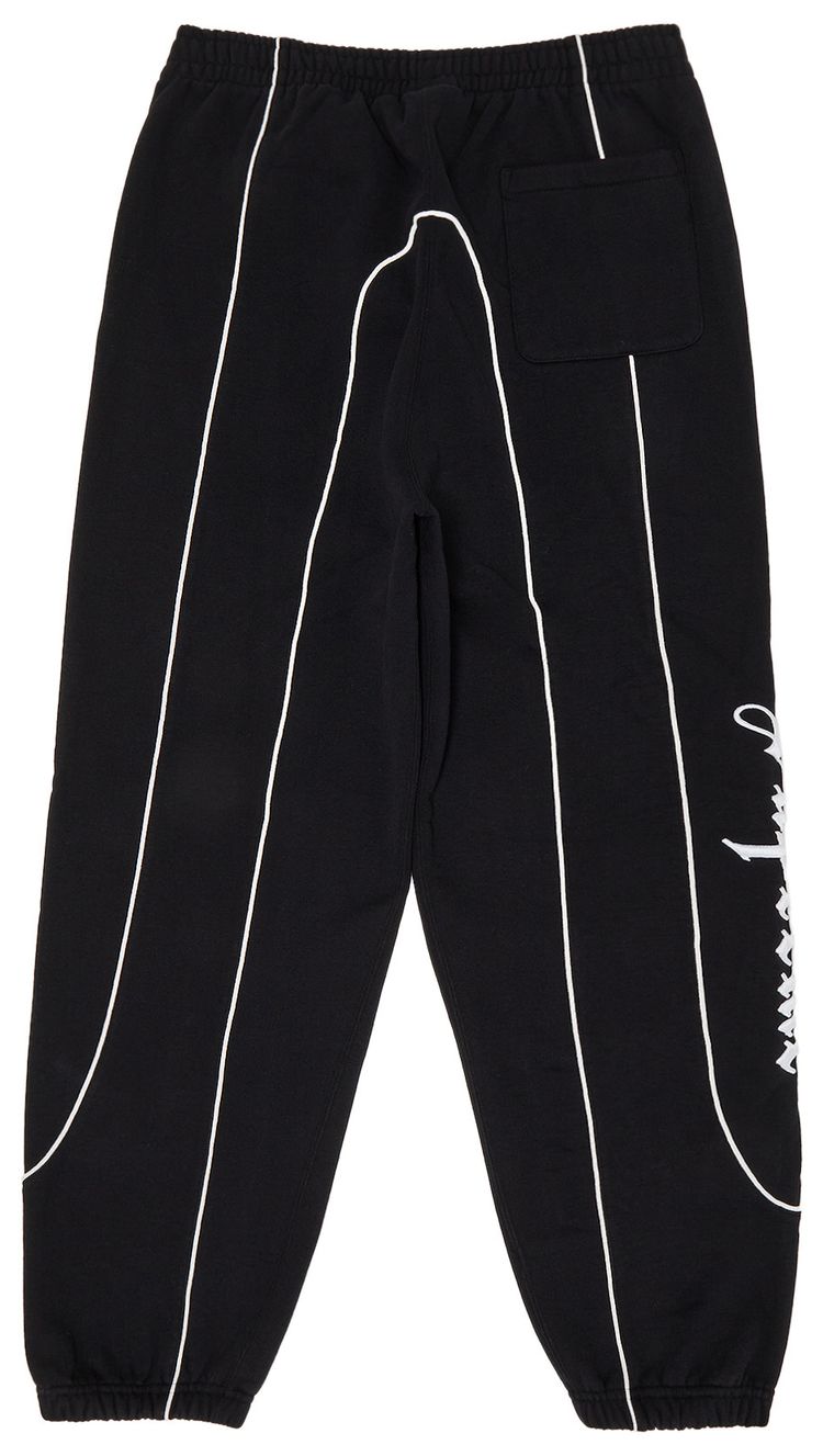 Supreme Curve Piping Sweatpant Black