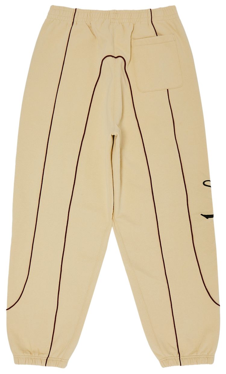 Supreme Curve Piping Sweatpant Natural
