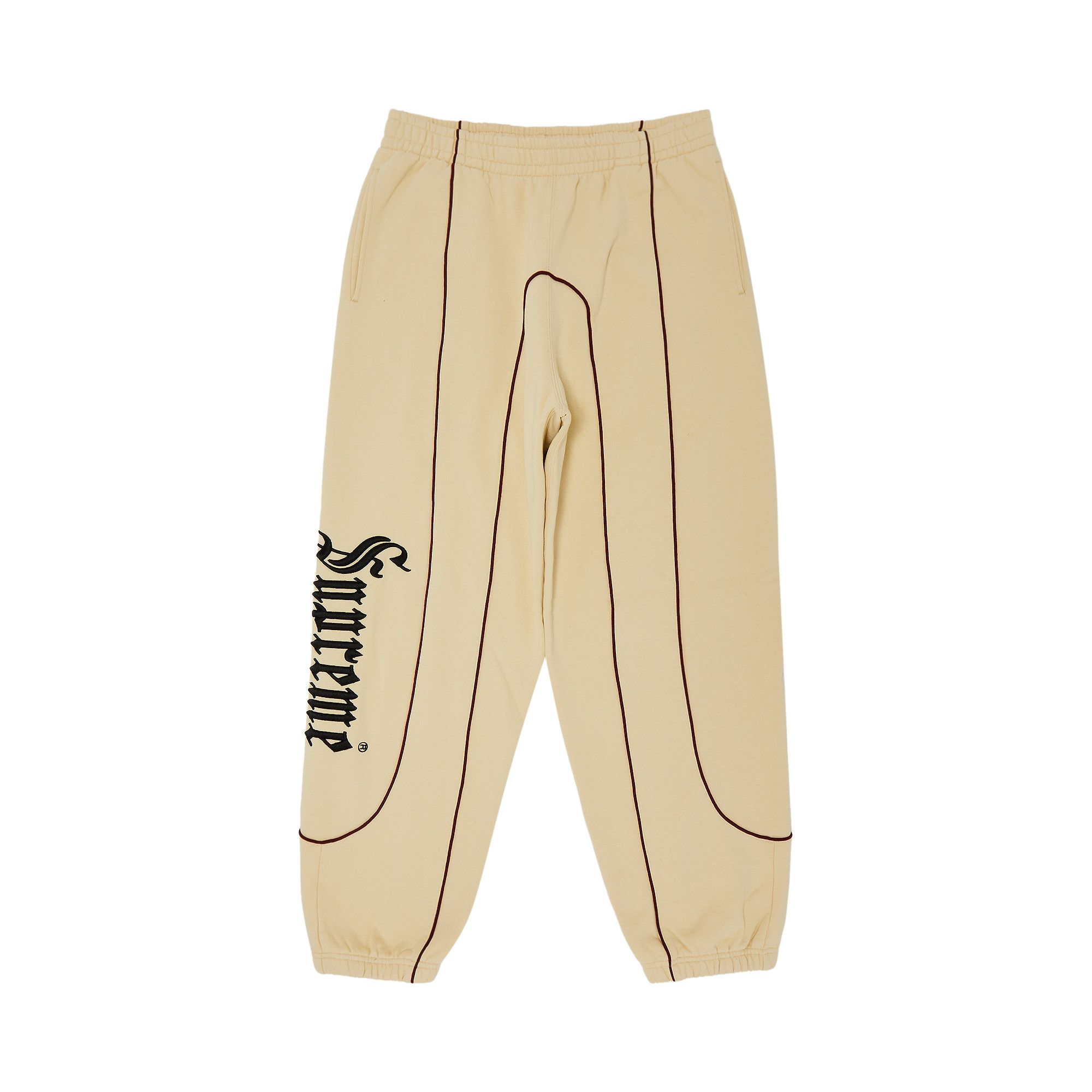 Buy Supreme Curve Piping Sweatpant 'Natural' - SS25P39
