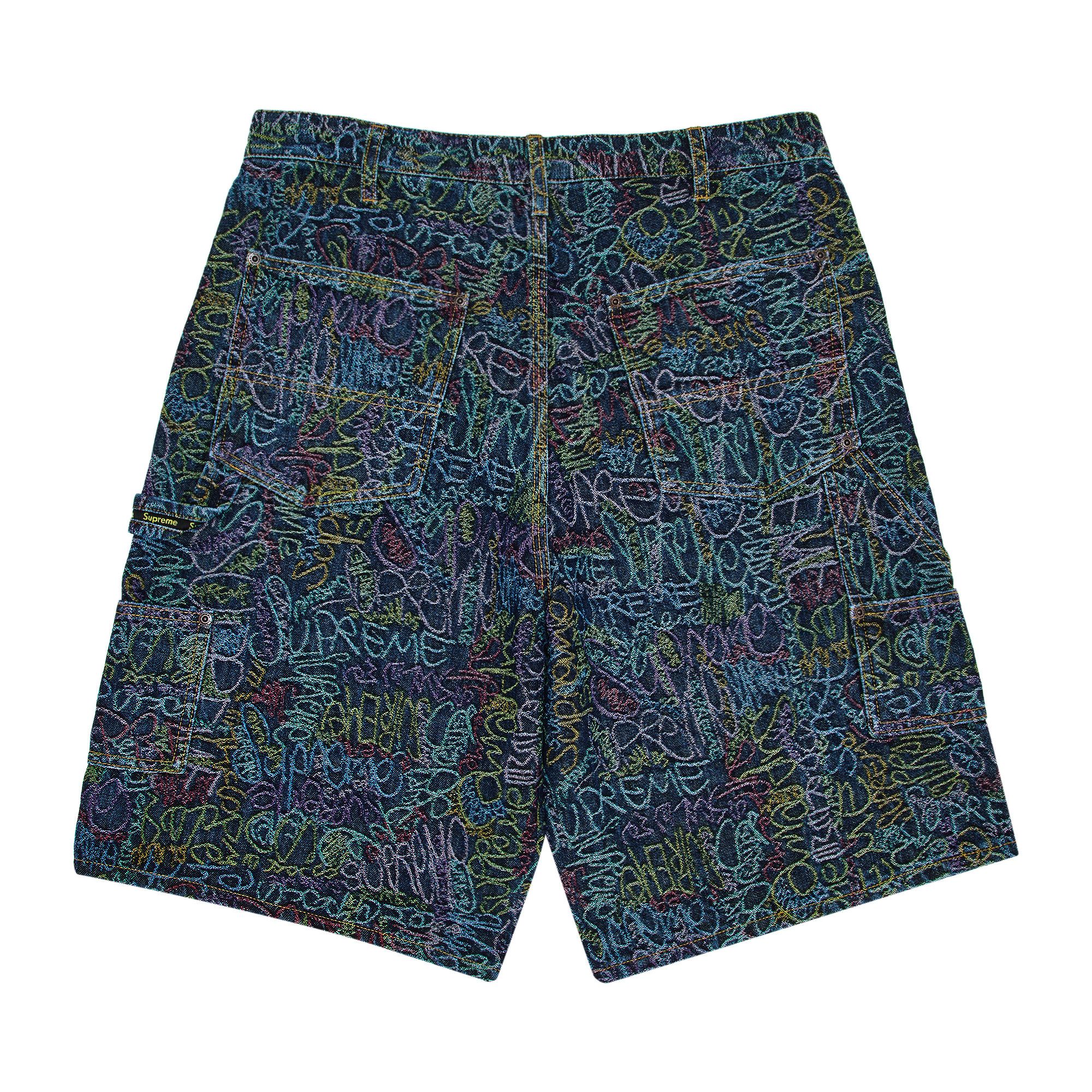 パンツ Supreme Denim Skate Short Gonz Logo 34 Buy Supreme Handwriting Double Knee Denim Short 'Indigo