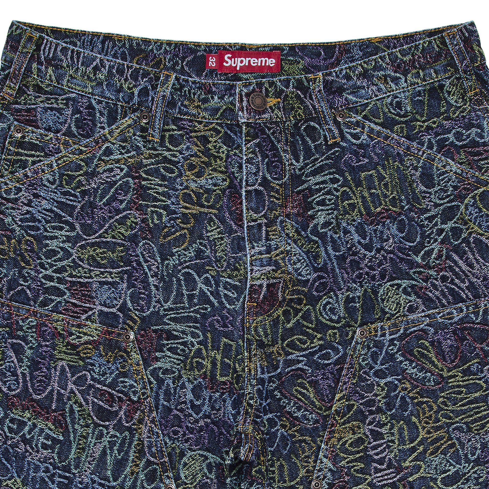 パンツ Supreme Handwriting Double Knee Denim Supreme Handwriting Double Knee Denim 30 - メルカリ