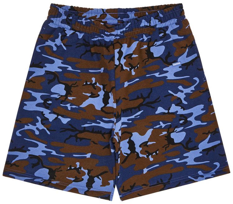 Supreme Small Box Sweatshort Blue Camo