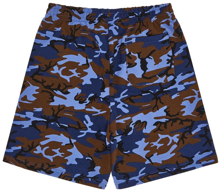Supreme Small Box Sweatshort Blue Camo