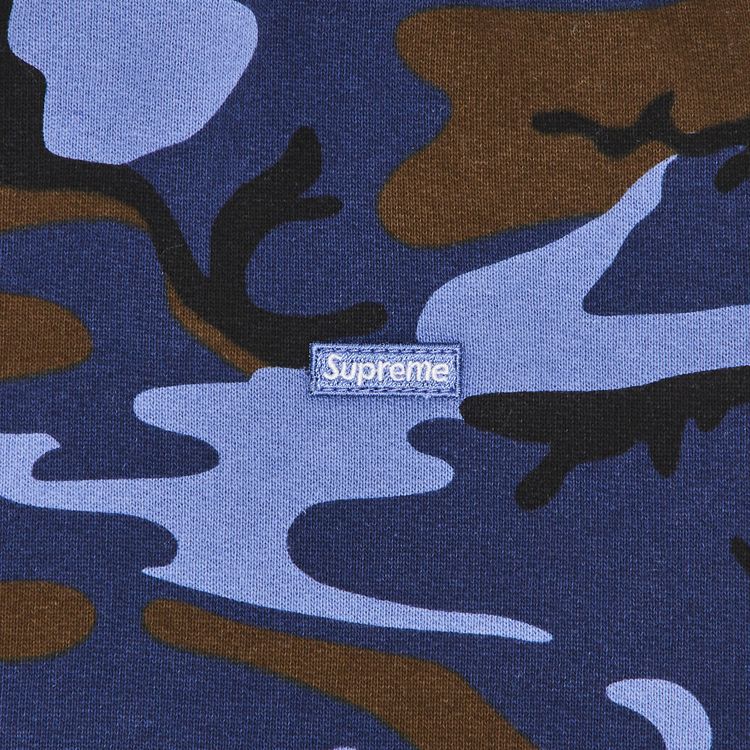 Supreme Small Box Sweatshort Blue Camo