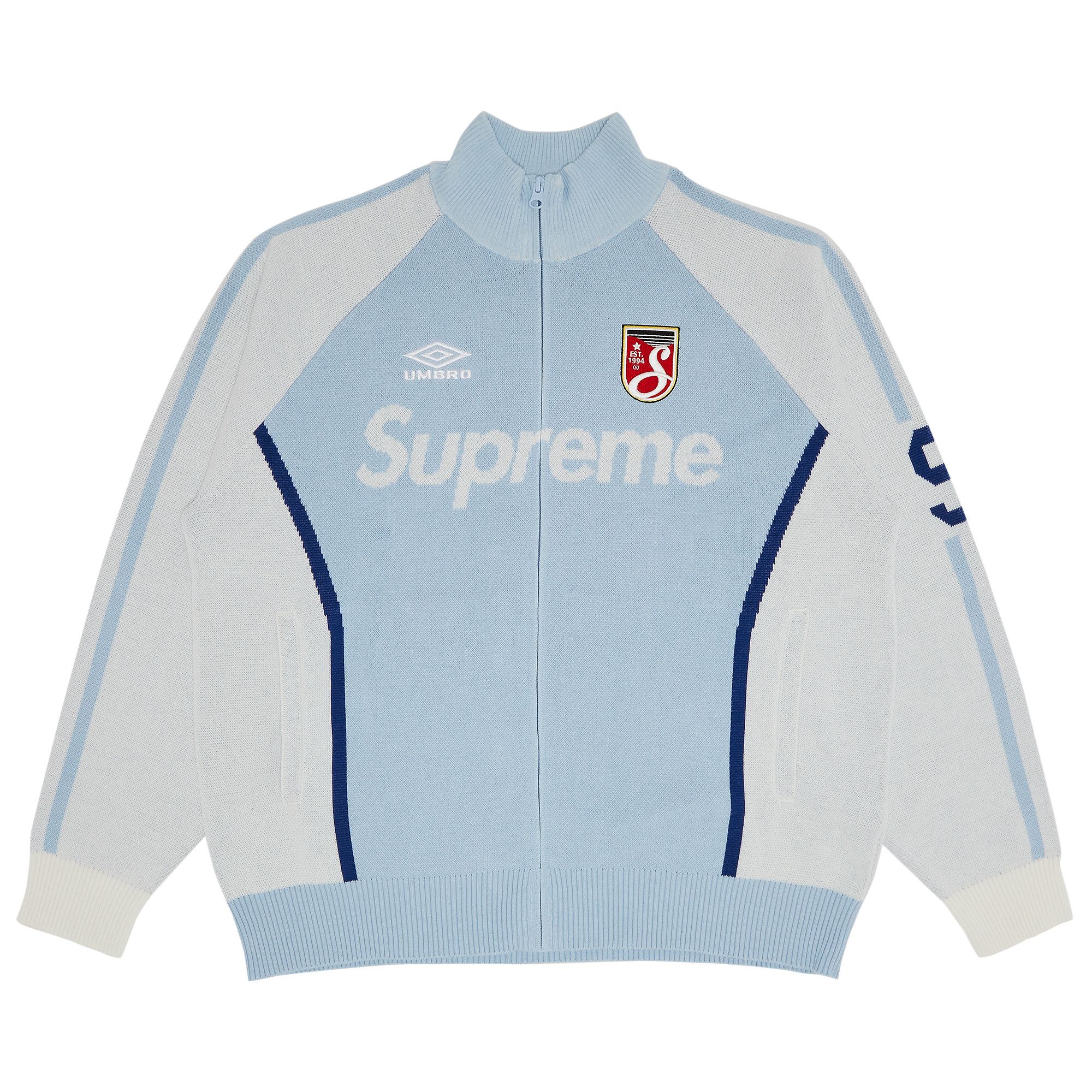 Buy Supreme x Umbro Zip Up Sweater 'Light Blue' - SS25SK12