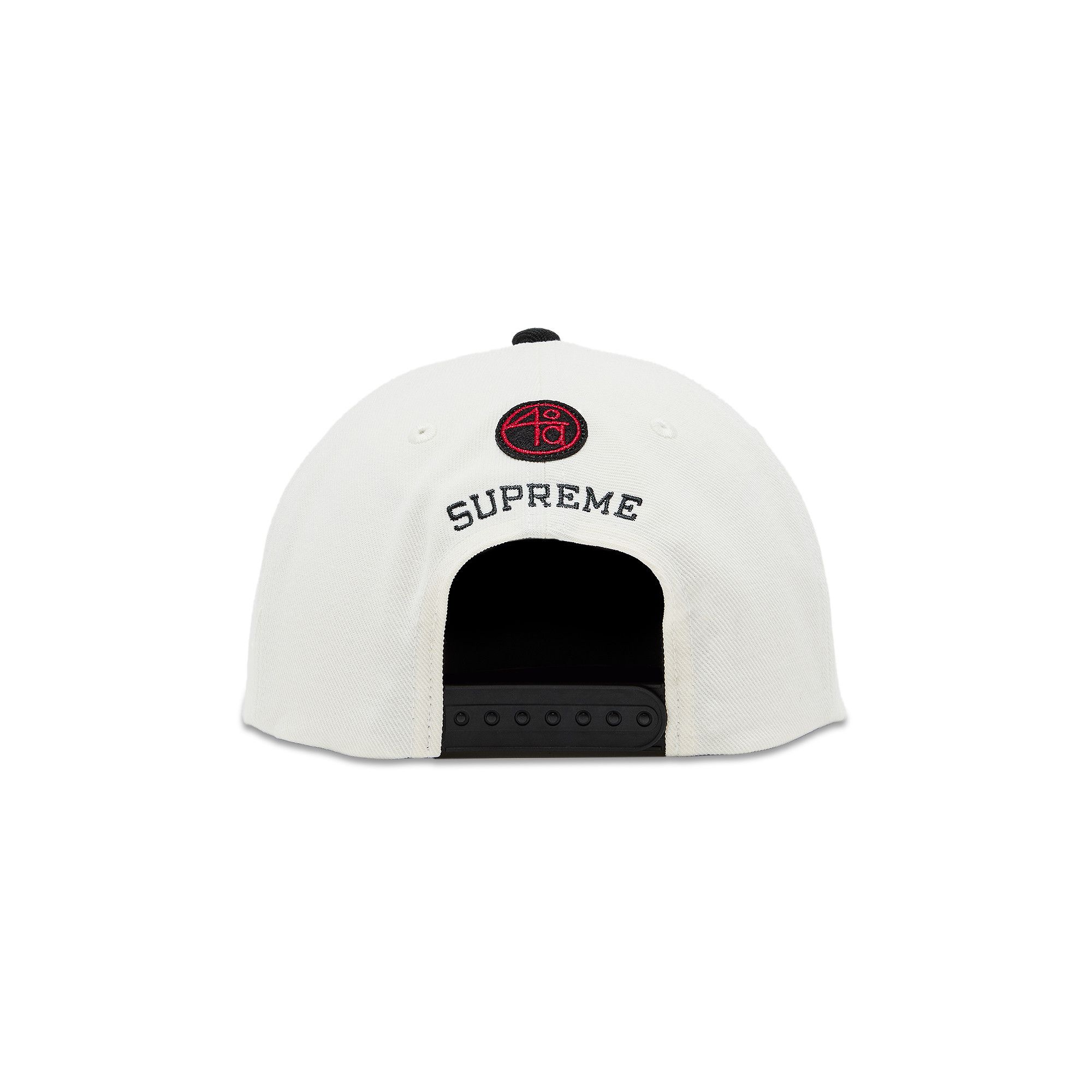 お得セット x Supreme Buy 40 SS25H89 - 'White' 6-Panel Clockers Acres 帽子
