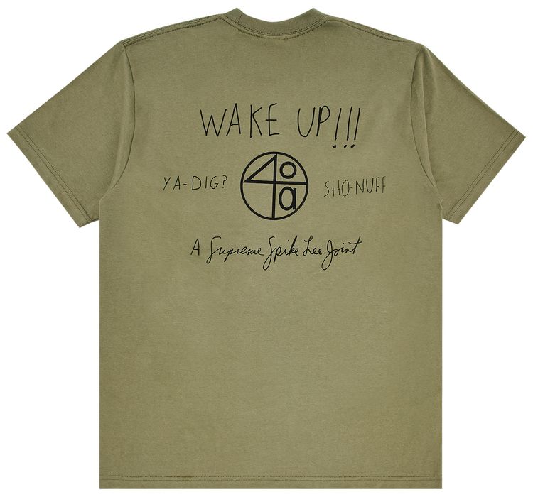 Supreme x 40 Acres Spike Tee Light Olive