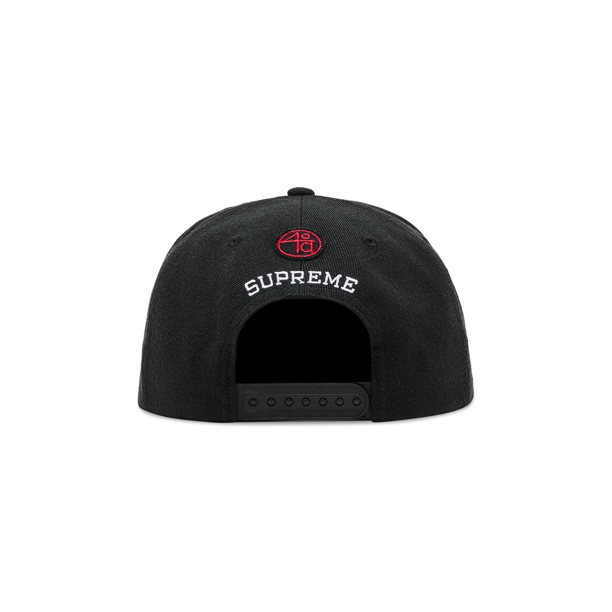 Buy Supreme x 40 Acres Clockers 6-Panel 'Black' - SS25H89