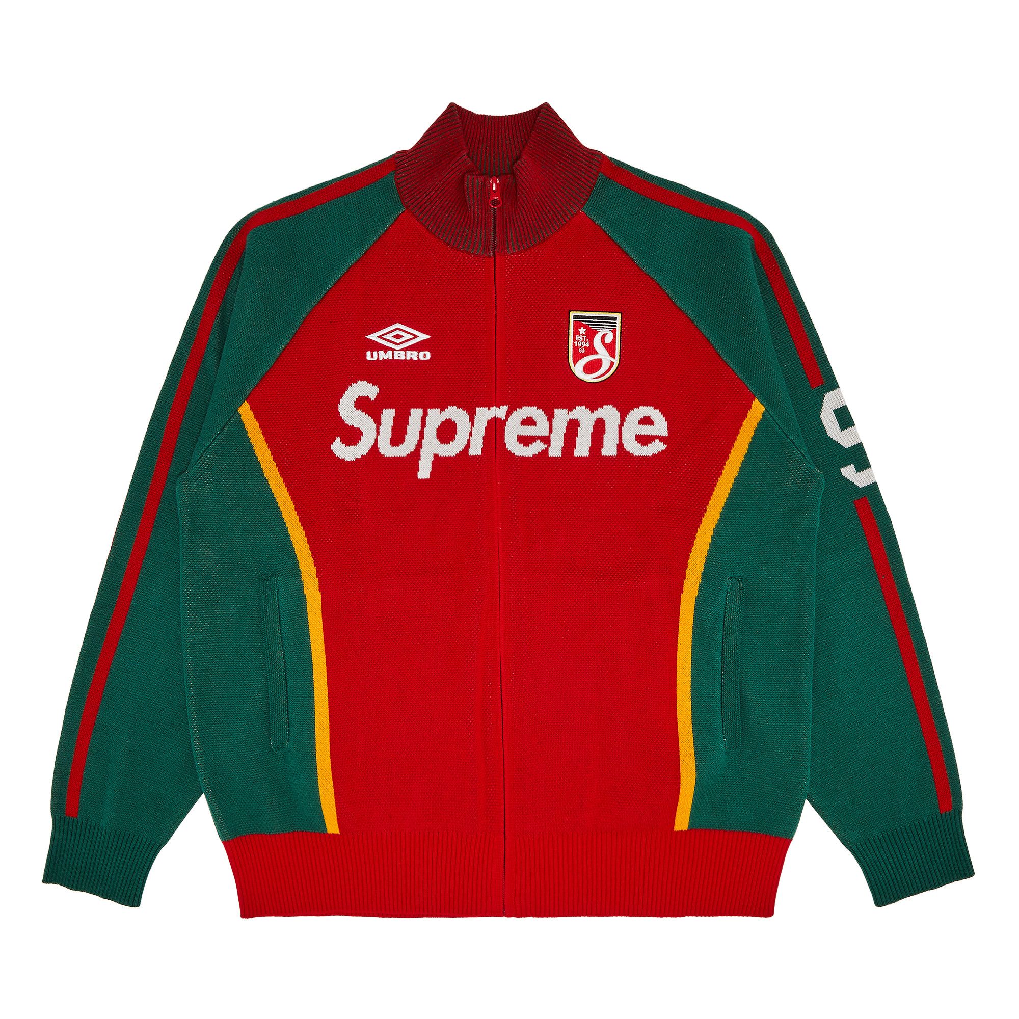 Buy Supreme x Umbro Zip Up Sweater 'Red' - SS25SK12 RED | GOAT
