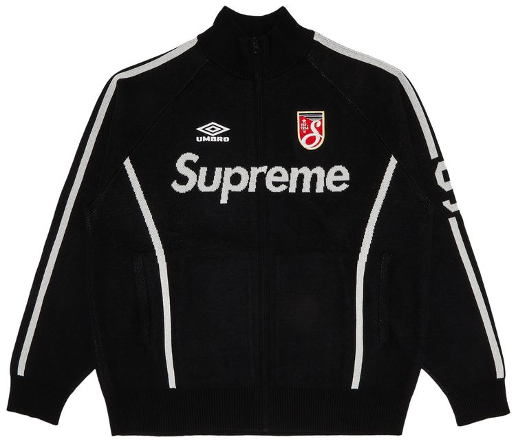 Supreme x Umbro Zip Up Sweater Black