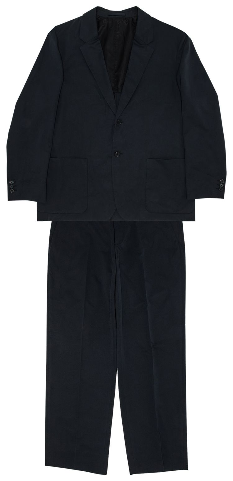 Supreme Sea Island Cotton Suit Black
