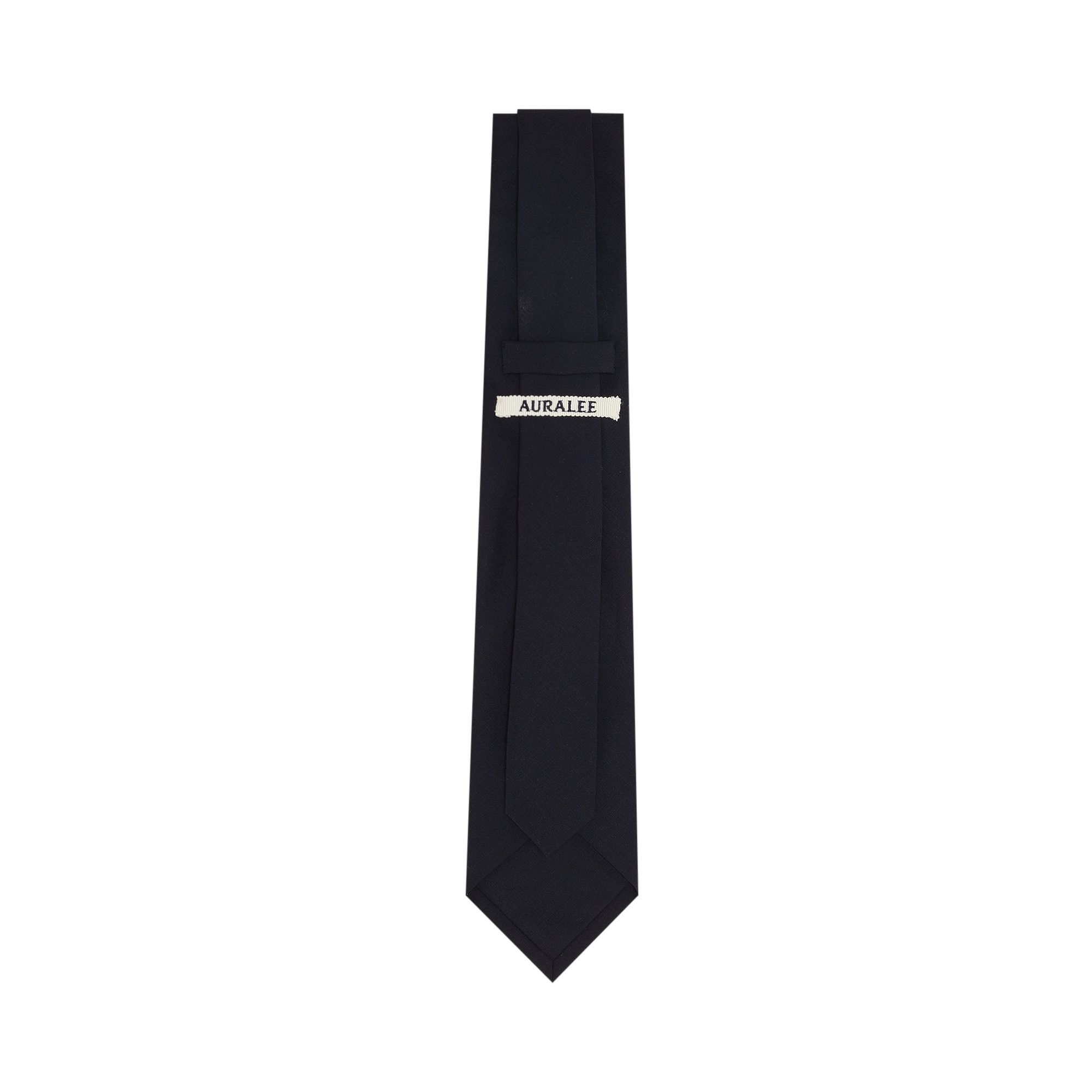 小物 Auralee SUPER FINE TROPICAL WOOL TIE Buy Auralee Super Fine Tropical Wool Tie 'Navy' - 07722