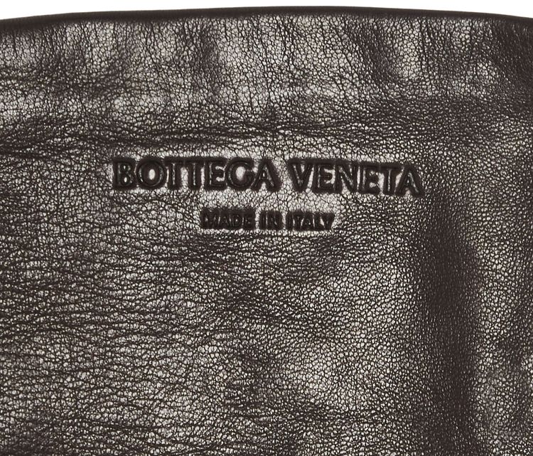 Bottega Veneta Studded Lambskin Leather Gloves Black